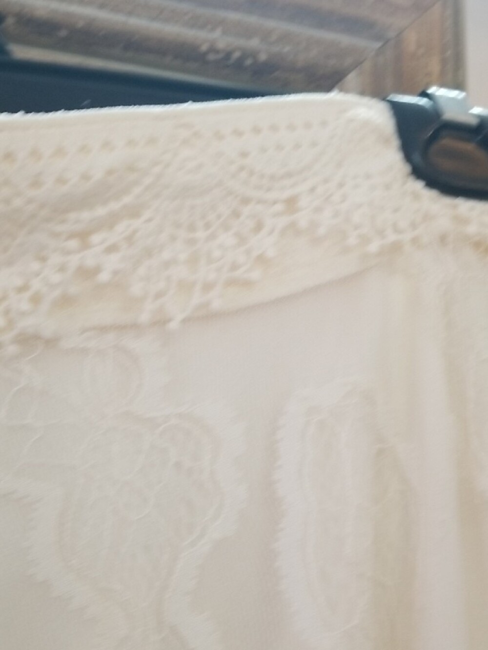 Elegant Ivory Lace Tiered Maxi Skirt - Picture 3 of 7